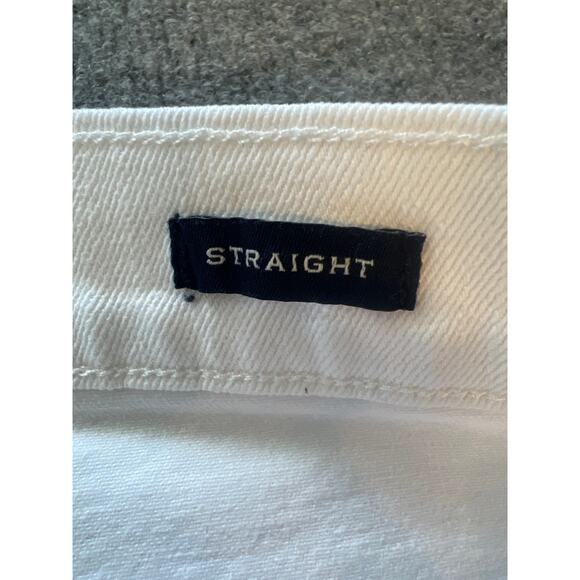 J.Crew Straight Fit White Jeans W32 L32 Signature Flex NWOT - Picture 6 of 10
